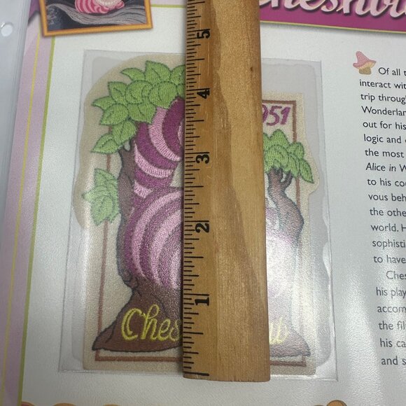 Willabee & Ward Cheshire Cat Collectible Disney Embroidered Patch and Card - Picture 3 of 4